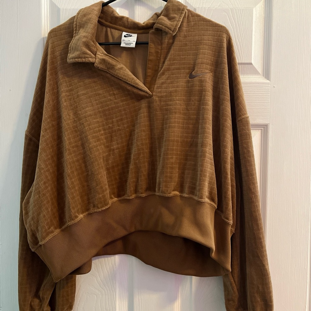 Nike Brown Pullover Sweatshirt